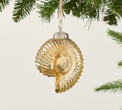 Gold Shell Ornament