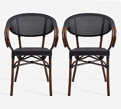 Open Box: Celano Dining Armchair, Set Of 2 - Black