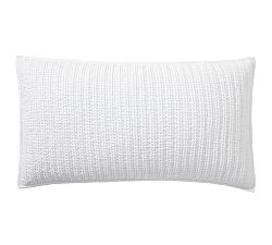 Open Box: Honeycomb Quilted Shams, King, Set of 2 - White