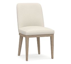 Open Box: Layton Upholstered Dining Chair - Performance Heathered Tweed Ivory, Seadrift