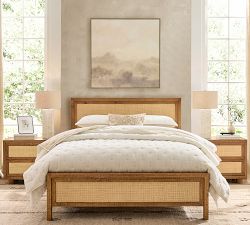 Lila Woven Bone Inlay Table Lamp (16")