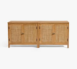 Channing Cane Storage Cabinet Console (72")