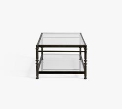 Estelle Rectangular Glass Coffee Table (49")