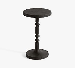 Estelle Round Metal Accent Table (12")