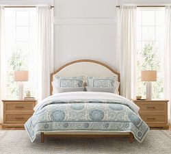 Mira Ribbed Ceramic Table Lamp (27")