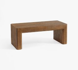 Reclaimed Waterfall Rectangular Coffee Table (44")