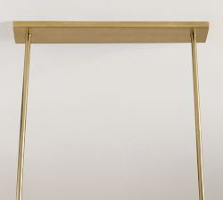 Solene Alabaster Linear Chandelier (45")