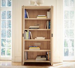 Blair Herringbone Tall Storage Cabinet (42")