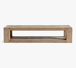 Open Box: Rockport Rectangular Reclaimed Wood Coffee Table (66") - Sierra
