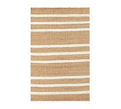 Open Box: Danton Striped Jute Rug , 5' x 8' - Natural, Bleached