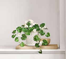 Faux Potted Geranium