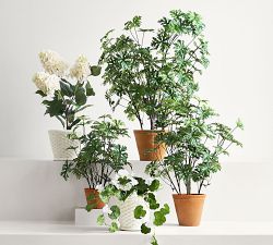 Faux Potted Geranium