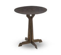 Sariah Metal Outdoor Accent Table (18")