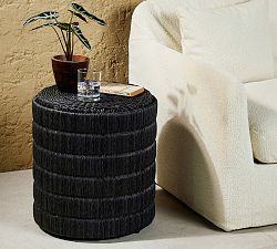 Zya Metal Outdoor Accent Table (18")