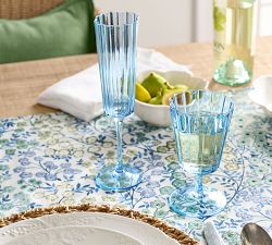 Fluted Glass Goblets - Thumbnail 2