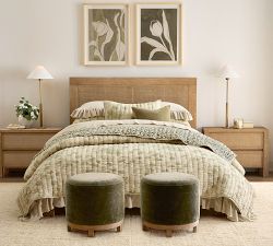 Marina Cane Nightstand (32")