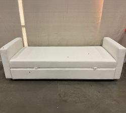 Open Box: Jake Modular Trundle Daybed Sleeper (86") - Performance Heathered Basketweave Ivory