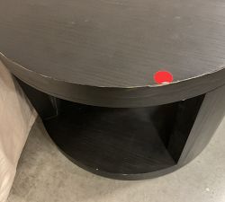 Open Box: Folsom Round Nesting Coffee Table, Small 24" Diam. - Charcoal