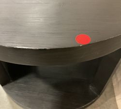 Open Box: Folsom Round Nesting Coffee Table, Small 24" Diam. - Charcoal