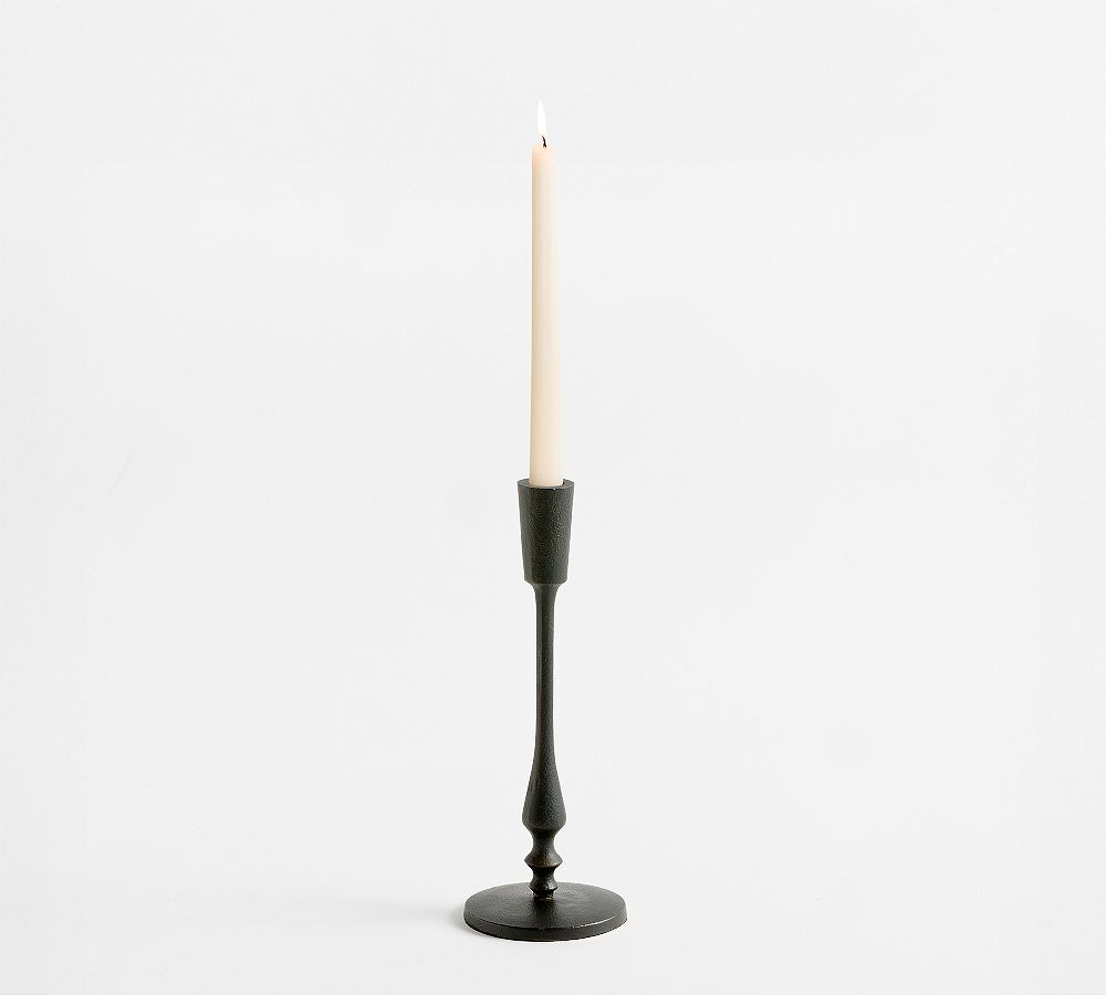 Edgewood Candle Holder - Bronze, 10"
