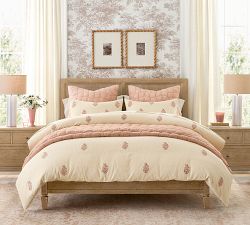 Maisie Embroidered Chenille Duvet Cover