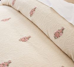 Maisie Embroidered Chenille Duvet Cover
