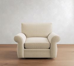 Pearce Roll Arm Deep Seat Swivel Chair