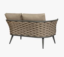 Jones Woven Outdoor Loveseat (56")