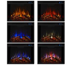 Lowe Electric Fireplace Media Cabinet