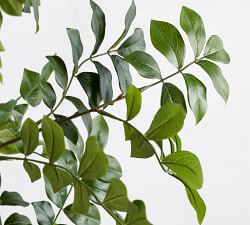 Faux Green Leaf Tree