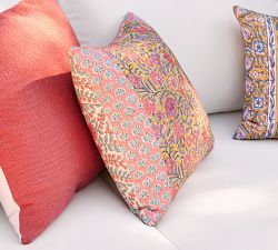 Sai Block Print Inspired Reversible Pillow