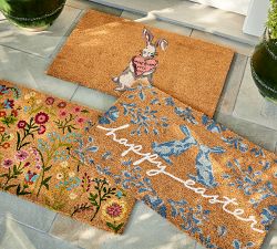 Chambray Easter Bunny Doormat