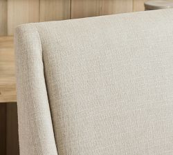 York Upholstered Swivel Desk Chair