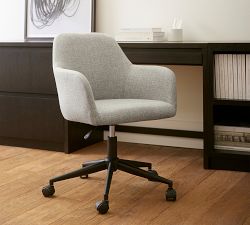 Carson Upholstered Swivel Desk Chair