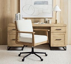 Cody Upholstered Swivel Desk Chair