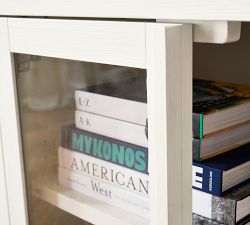 Dillon Grand Glass Media &amp; Bookcase Suite (180&quot;)