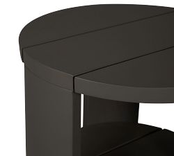 Lanay Metal Round Outdoor End Table (22")