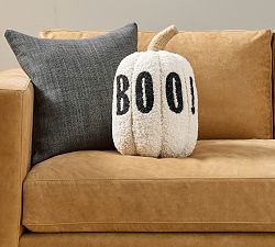 Boo Pumpkin Shaped Pillow
