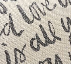 Love Is All You Need Printed Pillow Cover