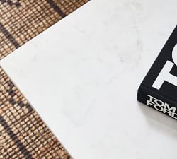 Rae Rectangular Marble Coffee Table