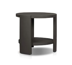 Lanay Metal Round Outdoor End Table (22")