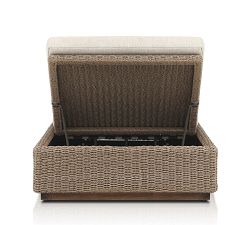 Lorina Wicker Outdoor Single Chaise Lounge