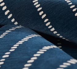 Okafor Hand-Tufted Wool Striped Rug