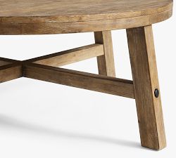 Rustic Farmhouse Round Grand Coffee Table