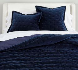 Velvet Tufted Quilted Sham