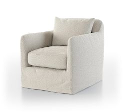 Gloria Upholstered Swivel Outdoor Lounge Chair