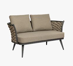 Jones Woven Outdoor Loveseat (56")