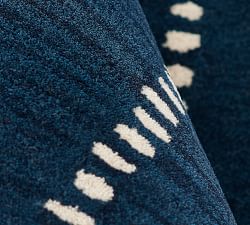 Okafor Hand-Tufted Wool Striped Rug