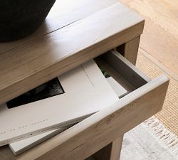 Pismo Reclaimed Wood Rectangular Side Table