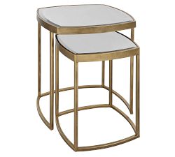 Clara Square Glass Nesting Tables